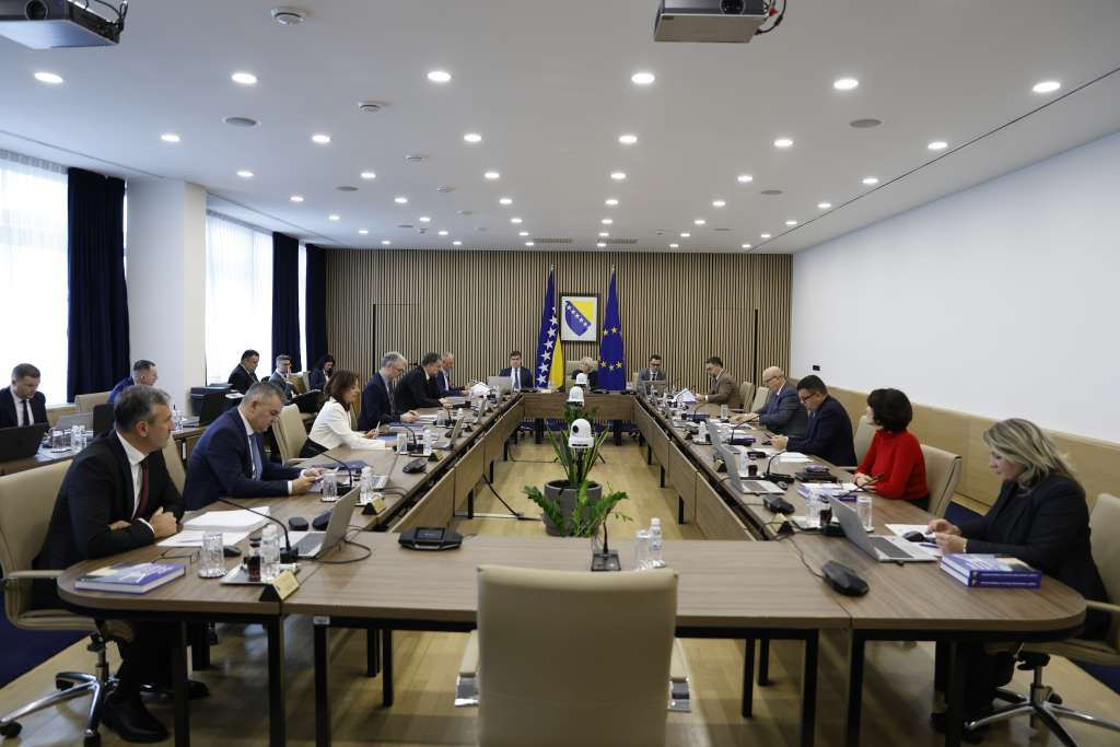 Vijeće ministara BiH danas razmatra odluku o usvajanju Programa reformi BiH 2025.