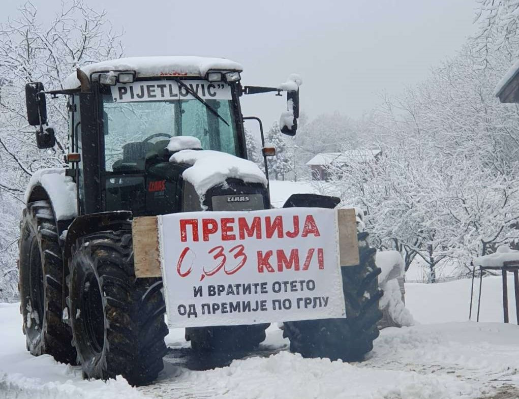 Mljekari u RS protestuju zbog smanjenog otkupa, traže povećanje premije