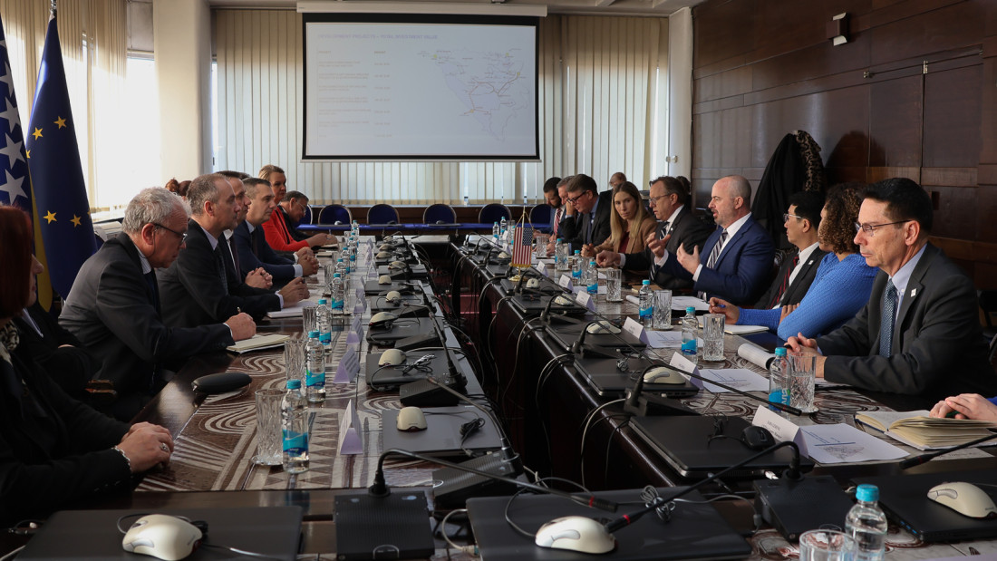 Južna interkonekcija u fokusu sastanka Vlade FBiH i delegacije SAD-a
