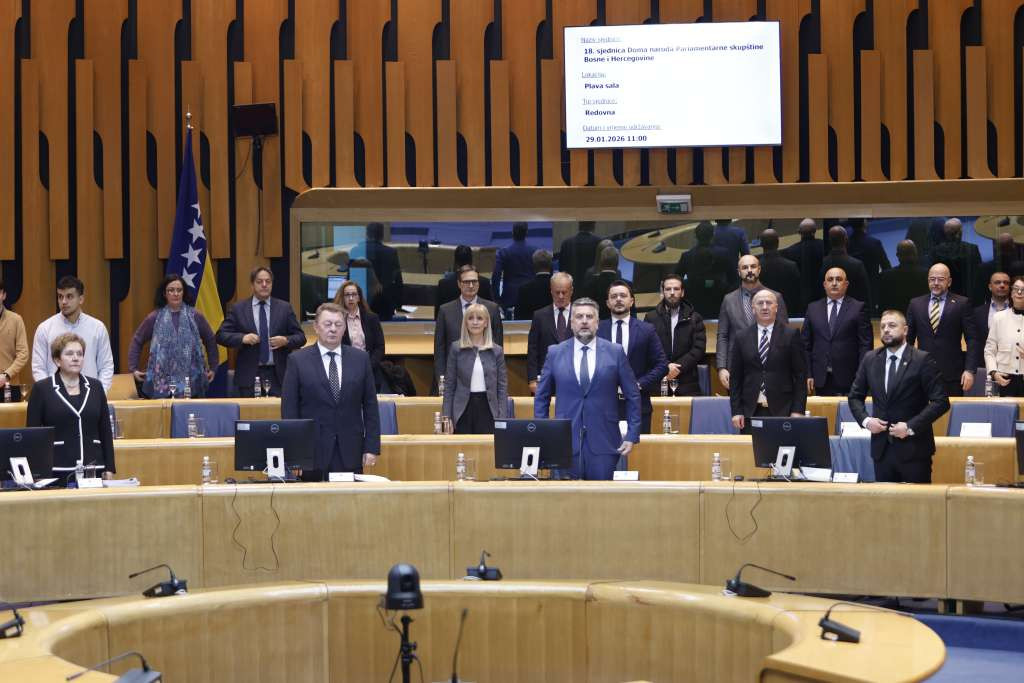 Prekinuta sjednica Doma naroda PSBiH, nema kvoruma iz klubova hrvatskog i srpskog naroda