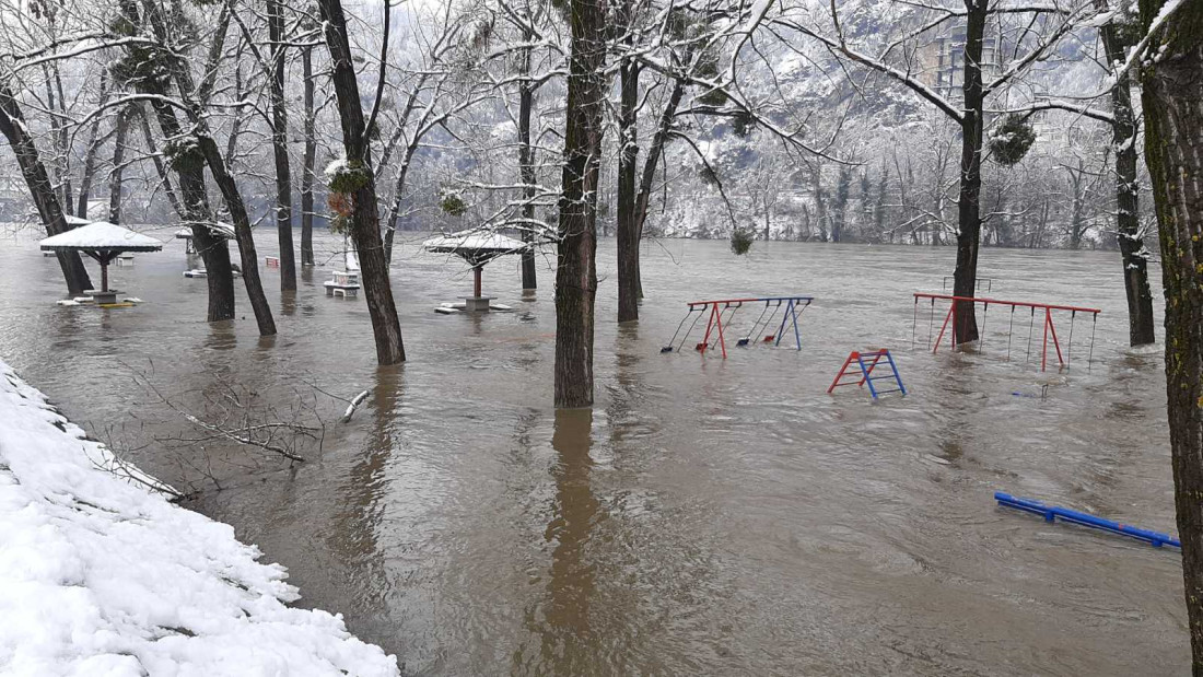 U Zvorniku proglašena vanredna situacija zbog porasta Drine, izdato upozorenje stanovništvu