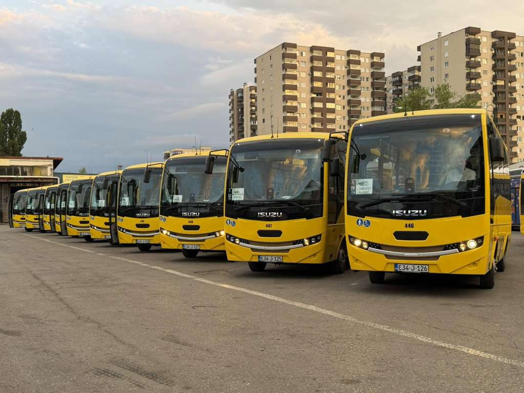 Deset novih minibusa od jutros u javnom prevozu Kantona Sarajevo