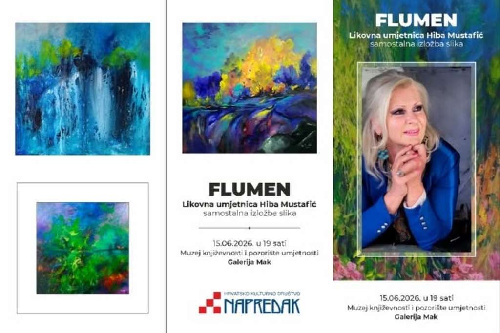 Izložba 'Flumen' Hibe Mustafić večeras u sarajevskoj Galeriji Mak