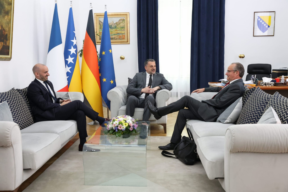 Konaković s francuskim i njemačkim ministrima: OHR ostaje ključni garant stabilnosti BiH