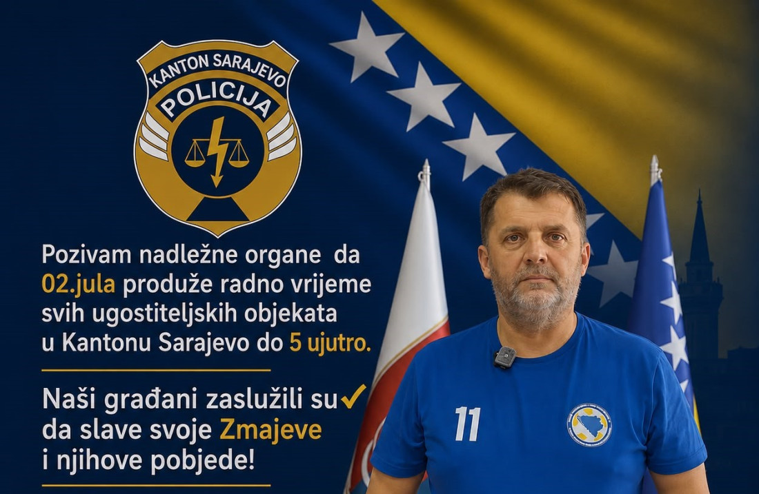 Ministar Katica čestitao reprezentaciji i pozvao nadležne organe da produže rad svih ugostiteljskih objekata u KS 2.jula