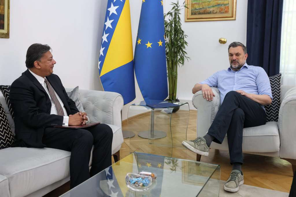 Konaković i Gaur o unapređenju bilateralnih odnosa i otvaranju ambasade Indije u Sarajevu