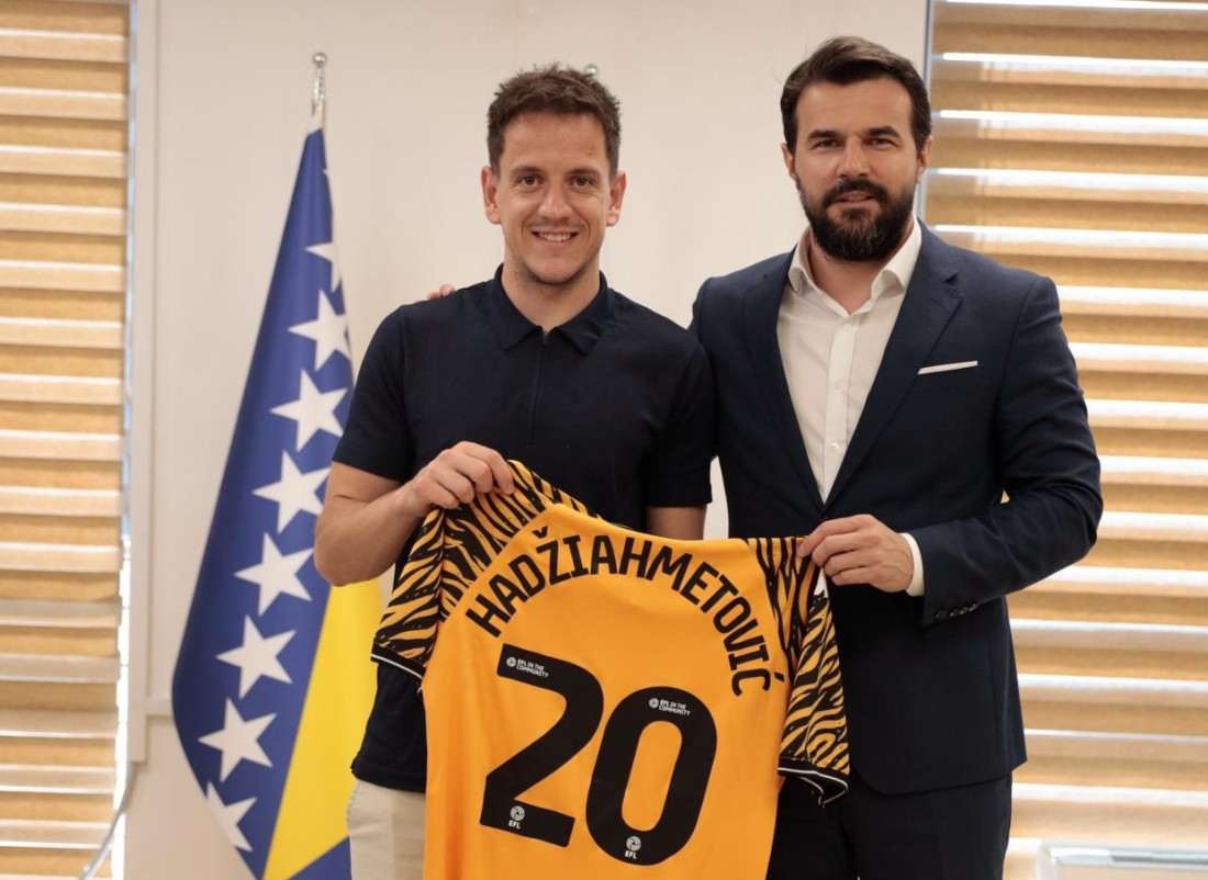 Sa Ilidže na Wembley: Hadžiahmetović posjetio načelnika Muzura uoči "najskuplje utakmice"