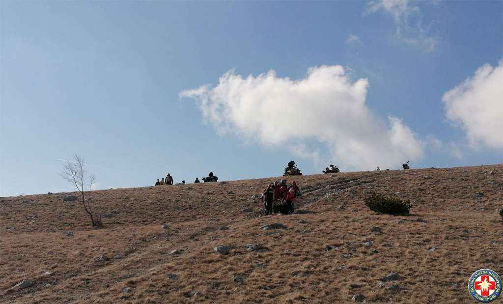 GSS-ovci spašavali mladića nakon pada s motora na Čibulji