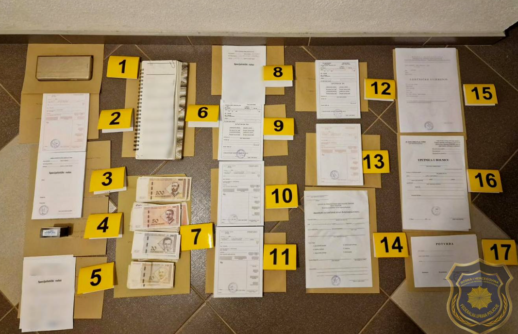 Ljekarka osumnjičena za nezakonitu privatnu praksu: FUP pronašao novac, recepte i dokumentaciju