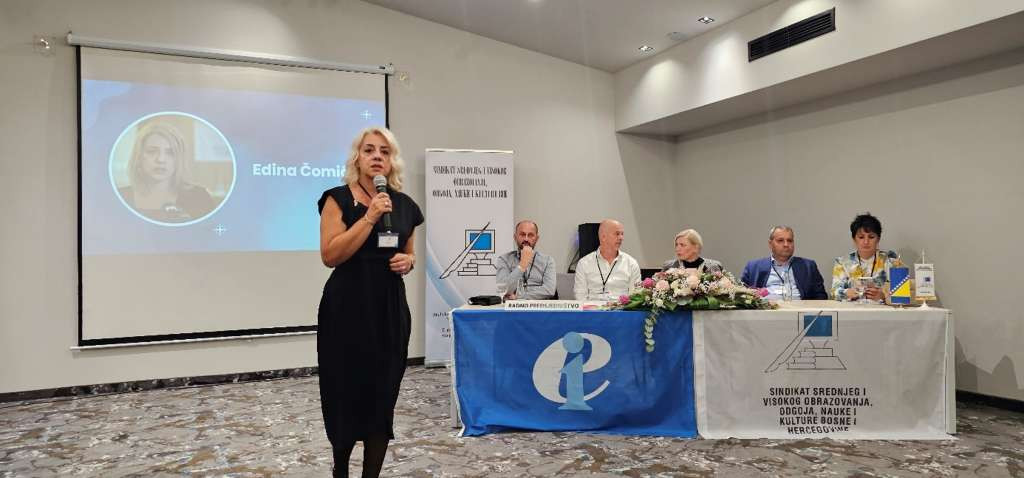 Edina Čomić izabrana za predsjednicu Sindikata srednjeg i visokog obrazovanja BiH