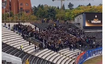 Partizanovi navijači ponovo veličali ratnog zločinca Ratka Mladića