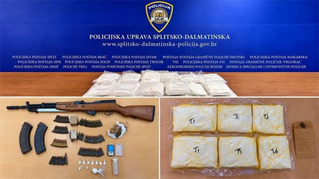 Splitska policija kod 30-godišnjeg državljanina BiH pronašla 11,2 kg amfetamina