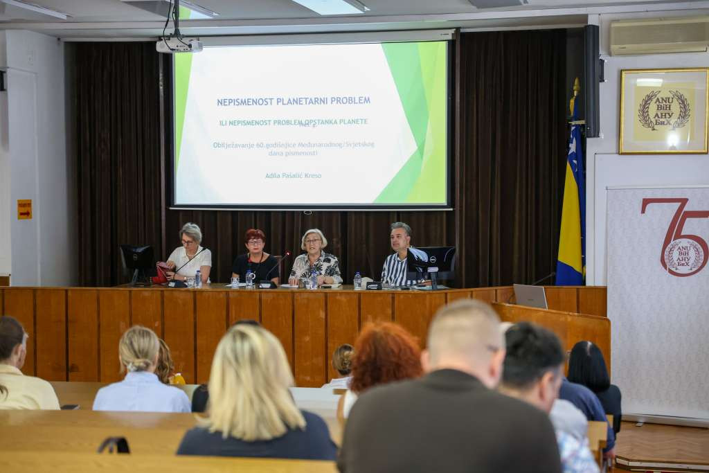 ANUBiH konferencijom 'Pismenost za ljude, planetu i prosperitet' obilježio Svjetski dan pismenosti