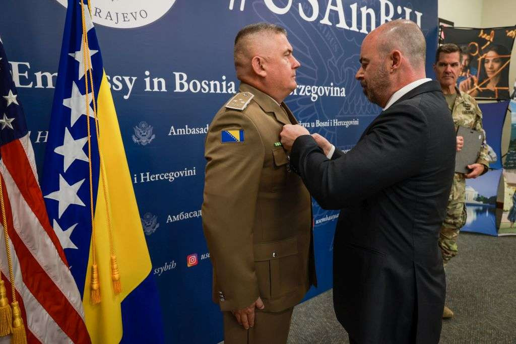 Brigadir OS BiH Admir Jusupović odlikovan i drugom prestižnom američkom medaljom