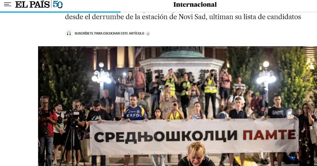 Španski list: Na izborima u Srbiji građani koji su preplavili trgove glasovima će iskazati gnjev