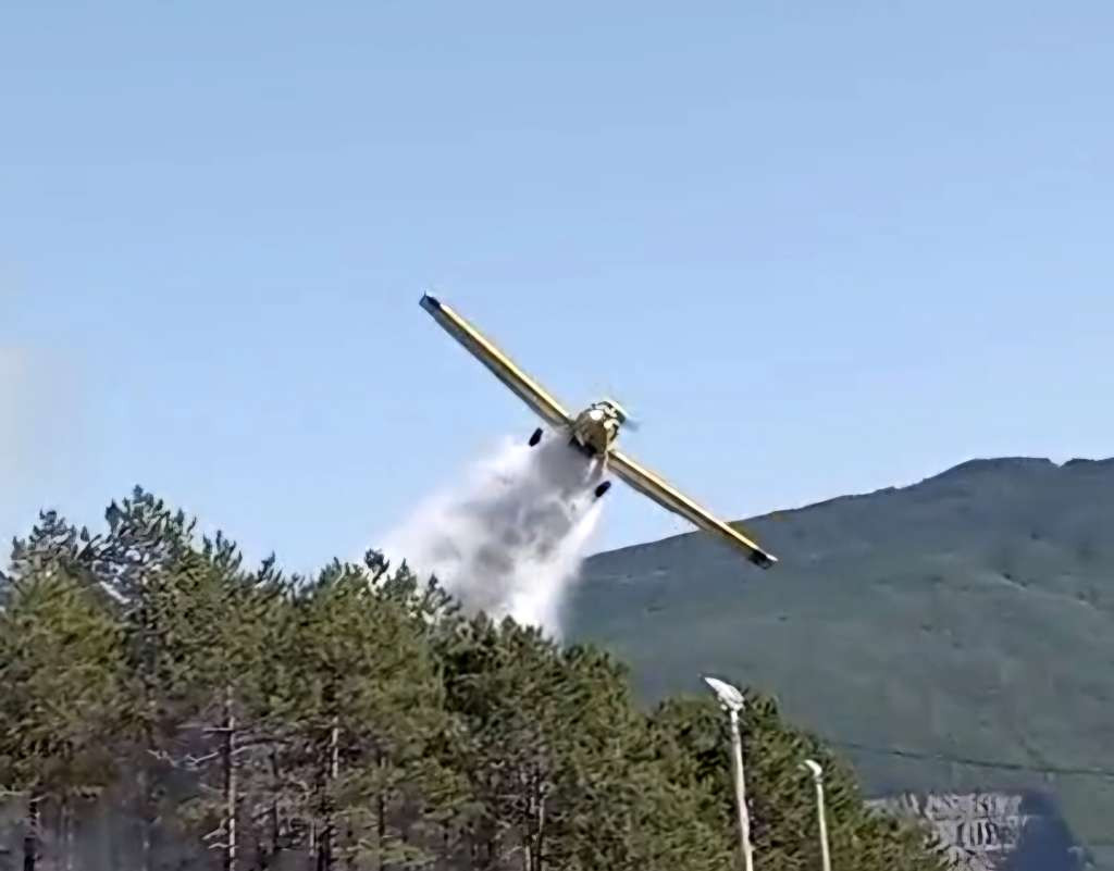 Požar na Čvrsnici i dalje aktivan