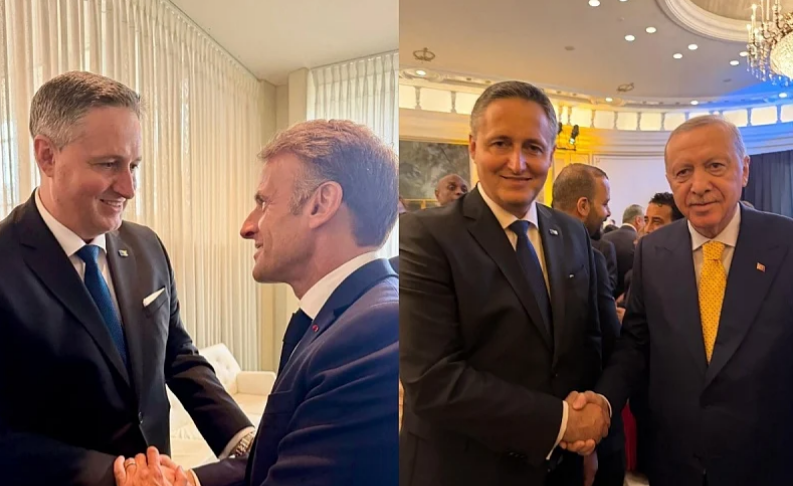 "Prijateljski susreti": Bećirović u New Yorku razgovarao s Erdoğanom i Macronom