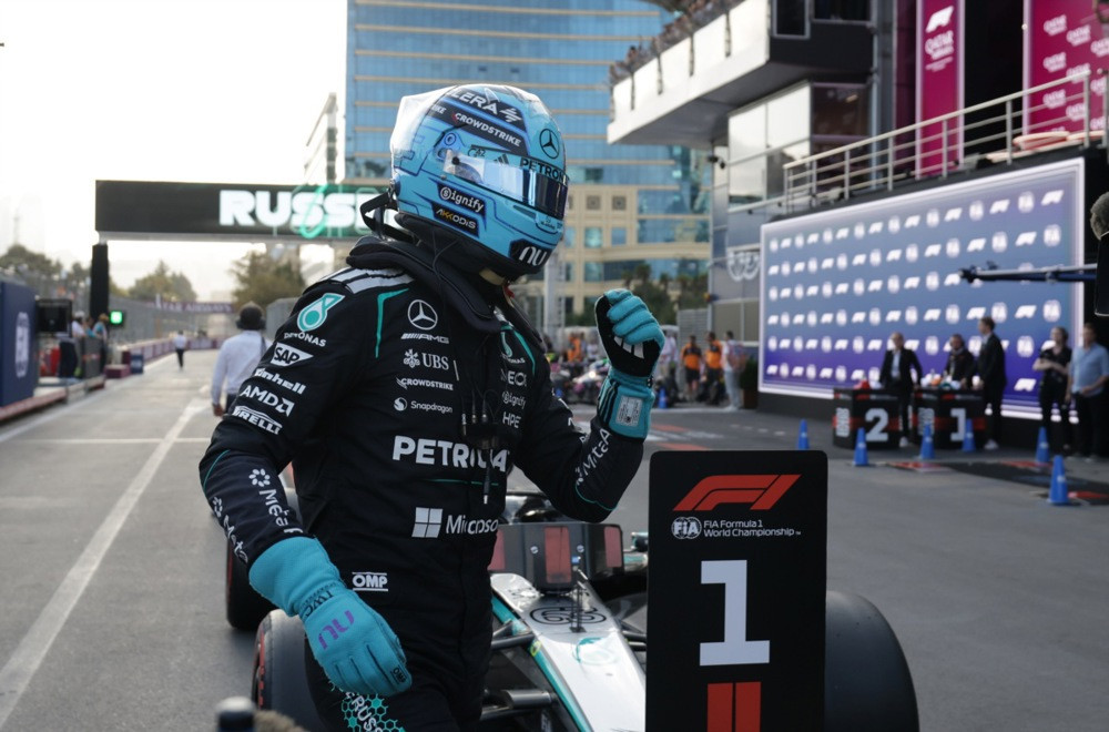 Russell najbrži pred trku Formule 1 u Azerbejdžanu