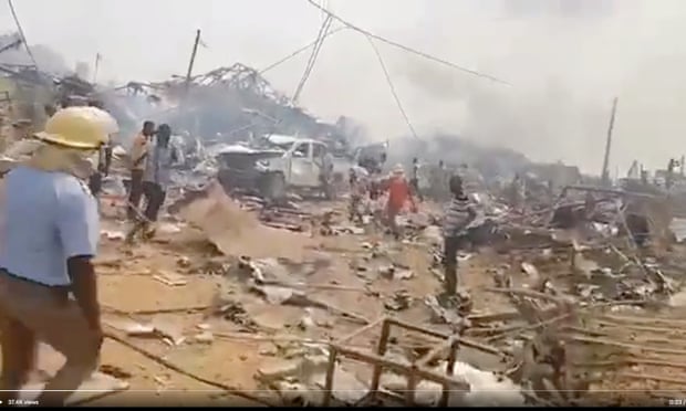 U Gani najmanje 17 mrtvih u udesu kamiona koji je prevozio eksploziv