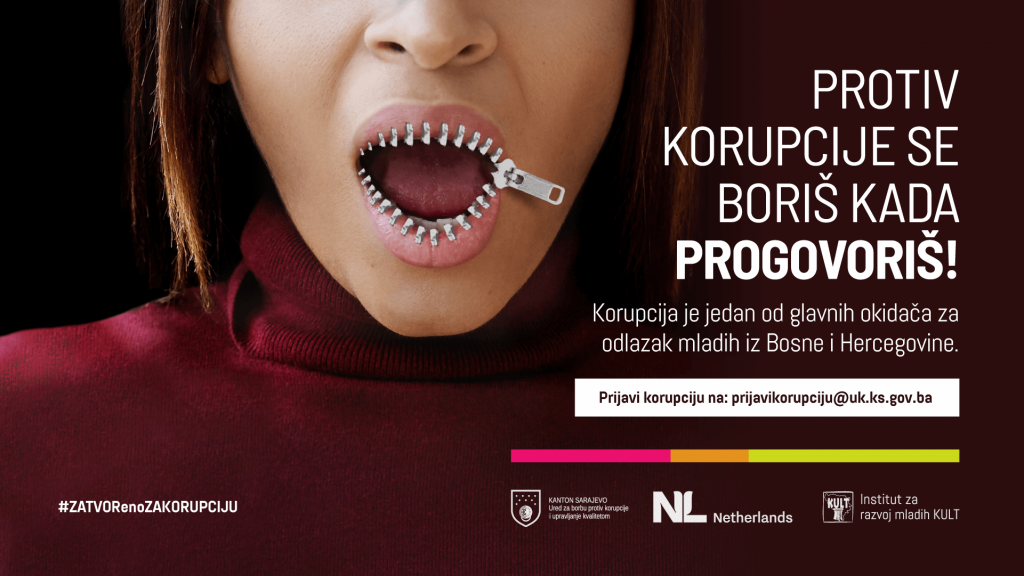 Institut za razvoj mladih KULT - Protiv korupcije se boriš kad progovoriš