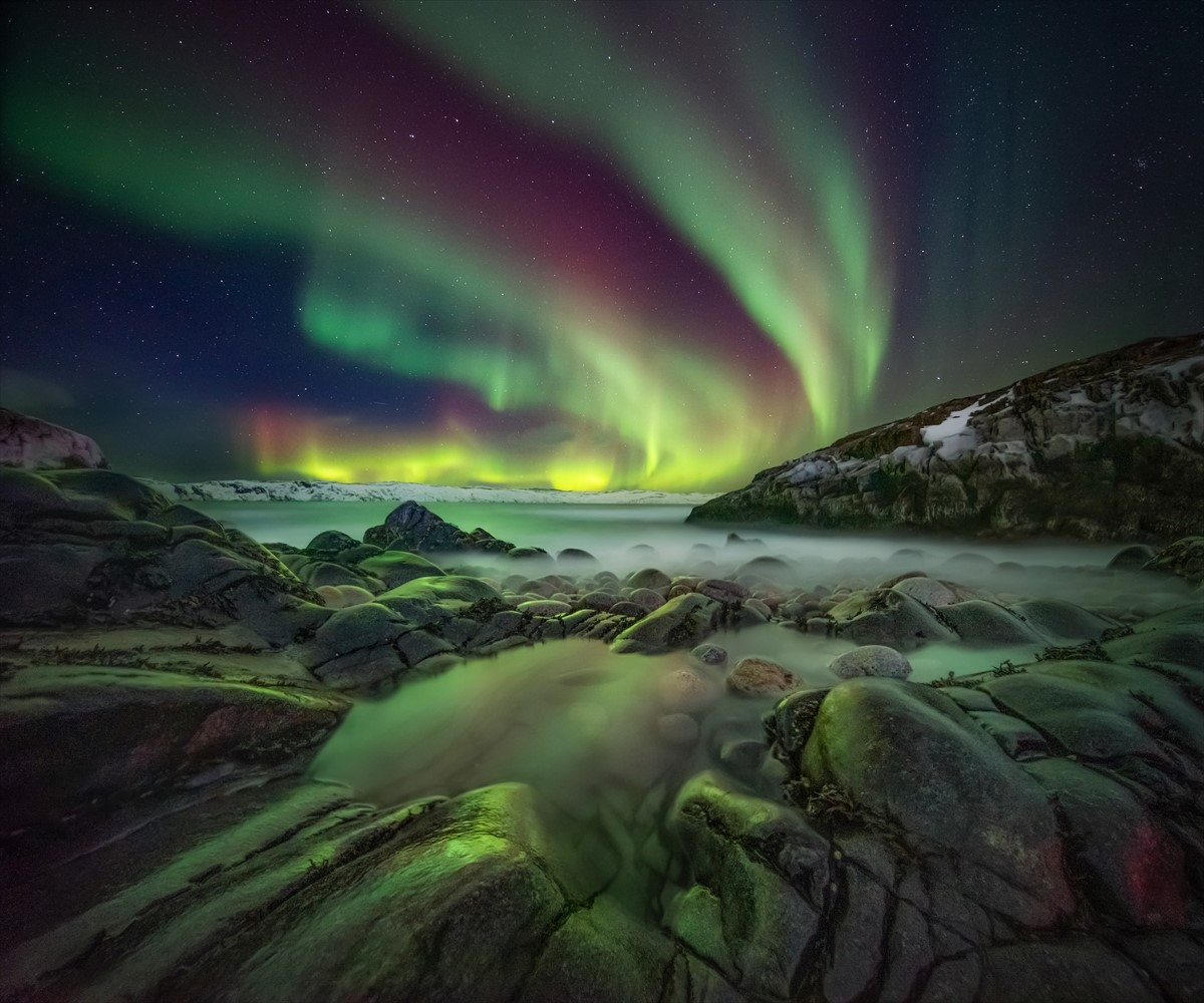 Aurora Borealis: Polarna svjetlost iznad Rusije