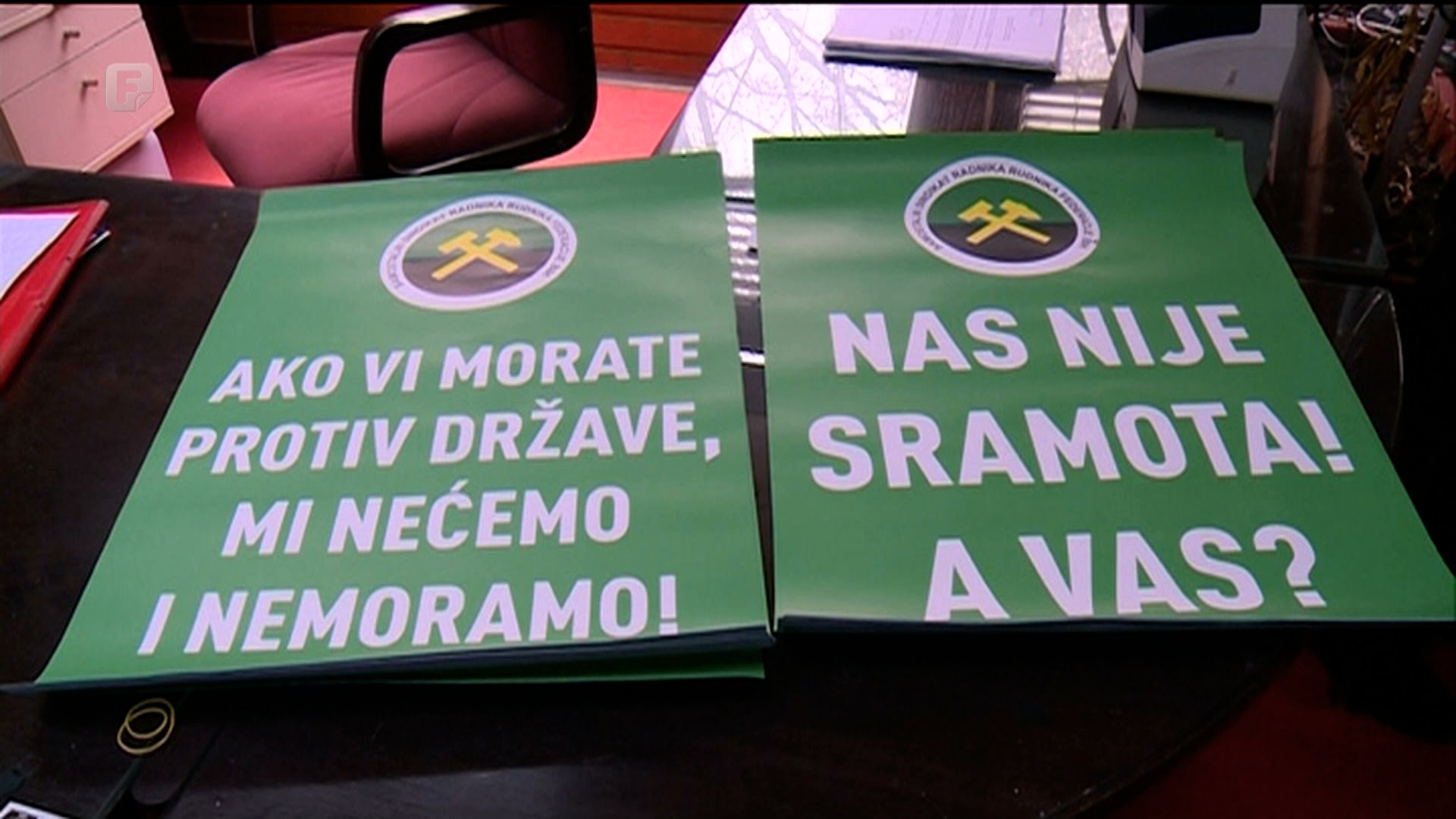 Nezadovoljni situacijom u rudnicima rudari danas protestuju