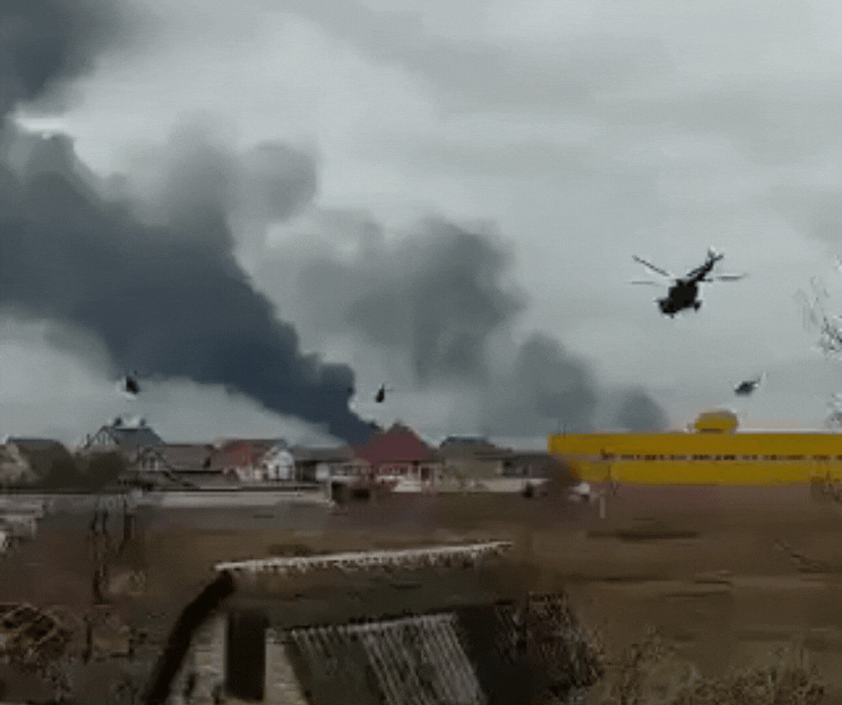 Napadi helikopterima u blizini Hostomela u Kijevskoj oblasti