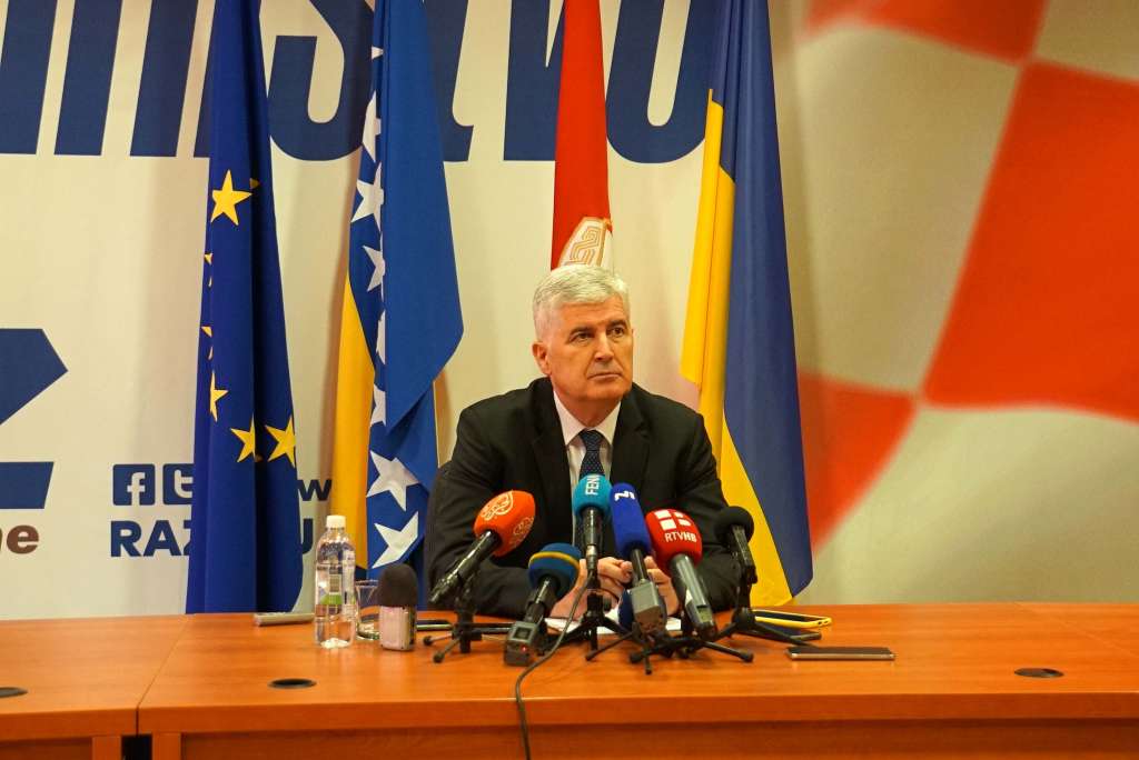 Čović za neusvajanje reformskih zakona i sankcija Rusiji optužio opoziciju