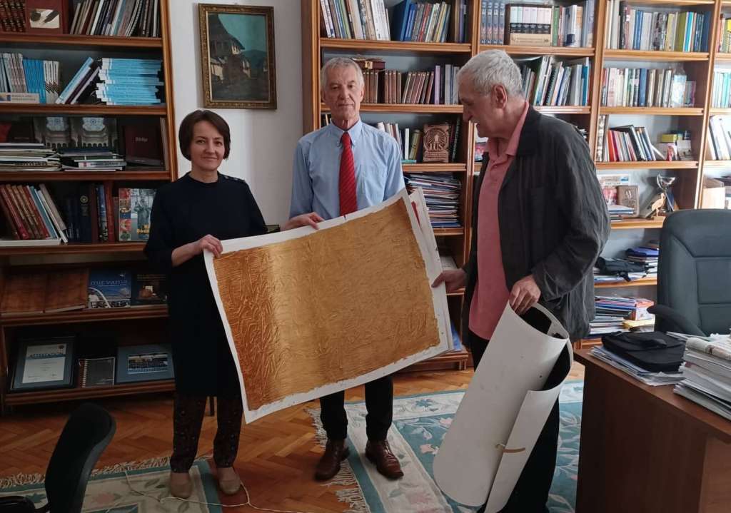 Edin Numankadić posjetio NUBBiH i darovao neka od svojih likovnih djela i publikacija