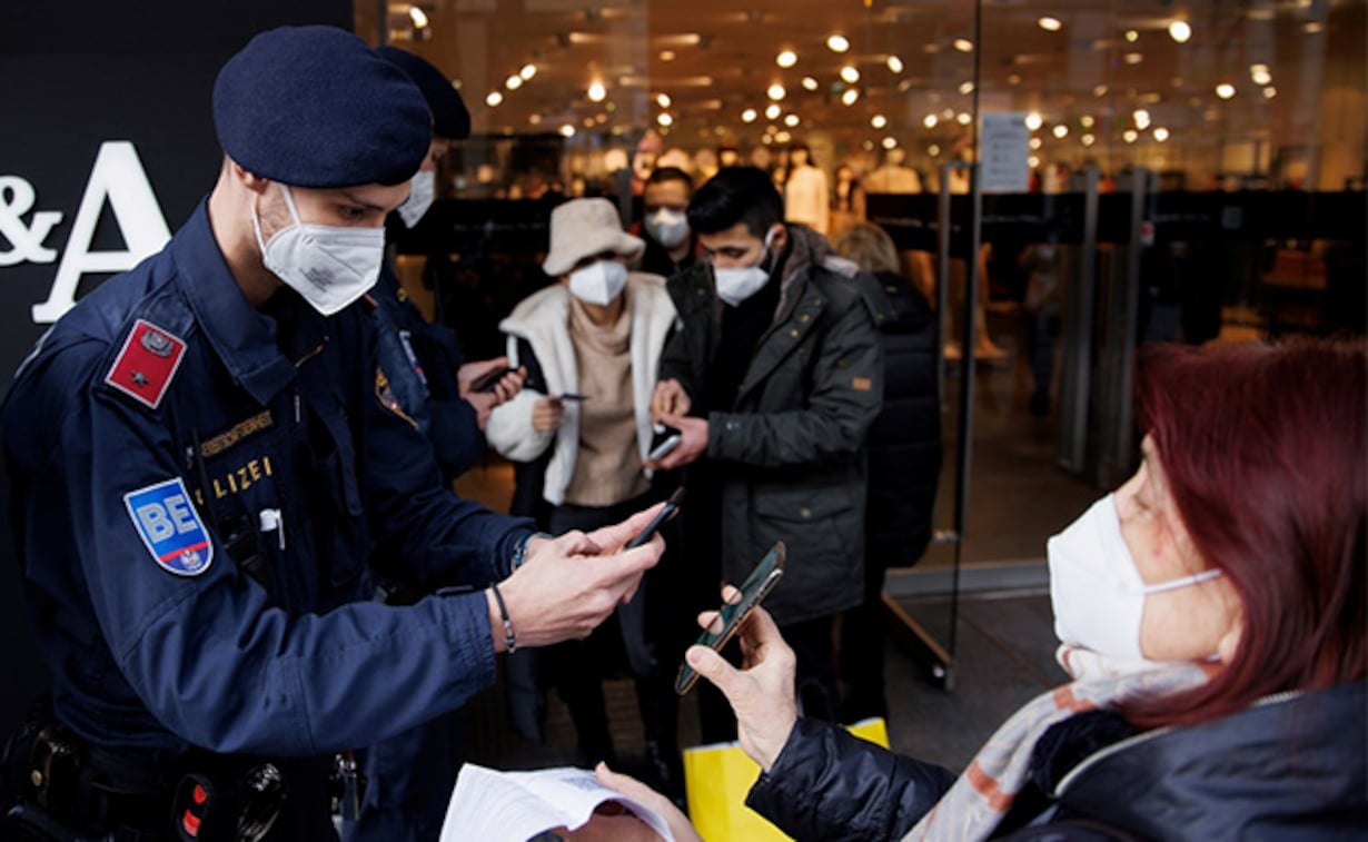 Austrija ukida policijski sat za nevakcinisane