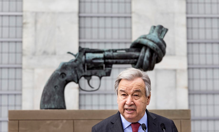 Antonio Guterres danas sa Vladimirom Putinom