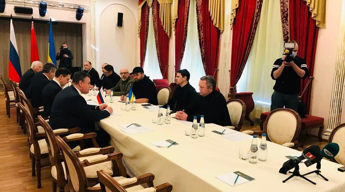 Počeo sastanak delegacija Ukrajine i Rusije na bjeloruskoj granici