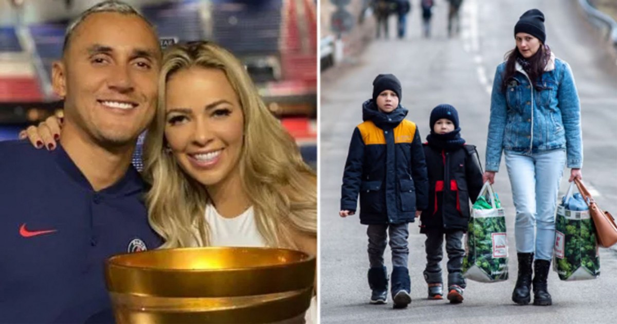 Keylor Navas primio ukrajinske izbjeglice u svoj dom