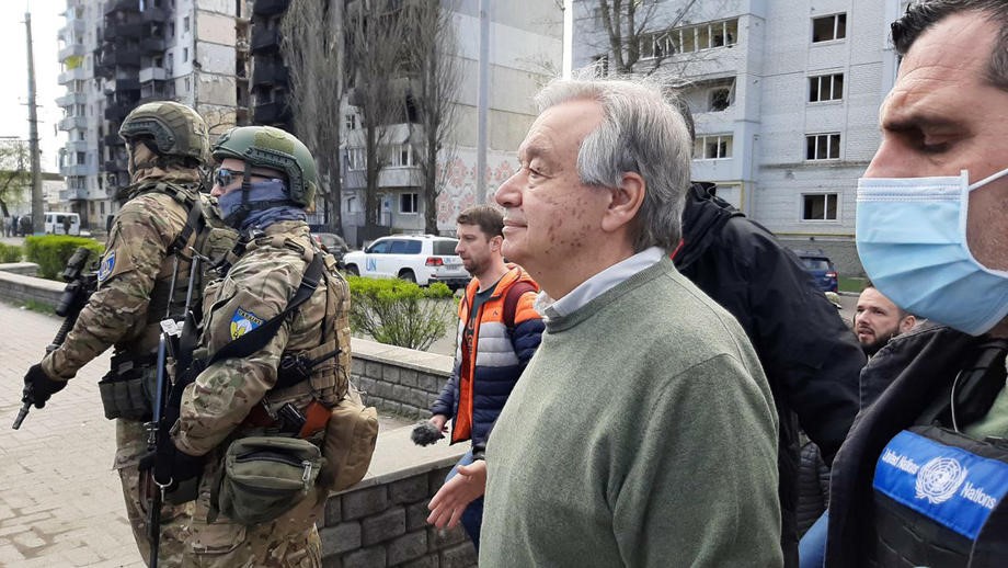 Guterres u Buči pozvao Rusiju da sarađuje sa MKS u istrazi o zločinima