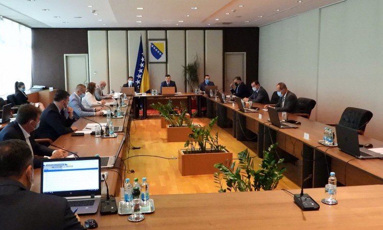 Otkazana za danas najavljena sjednica Vijeća ministara BiH