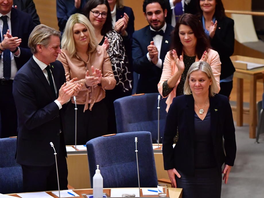 Anderssonova ponovo izabrana za premijerku Švedske