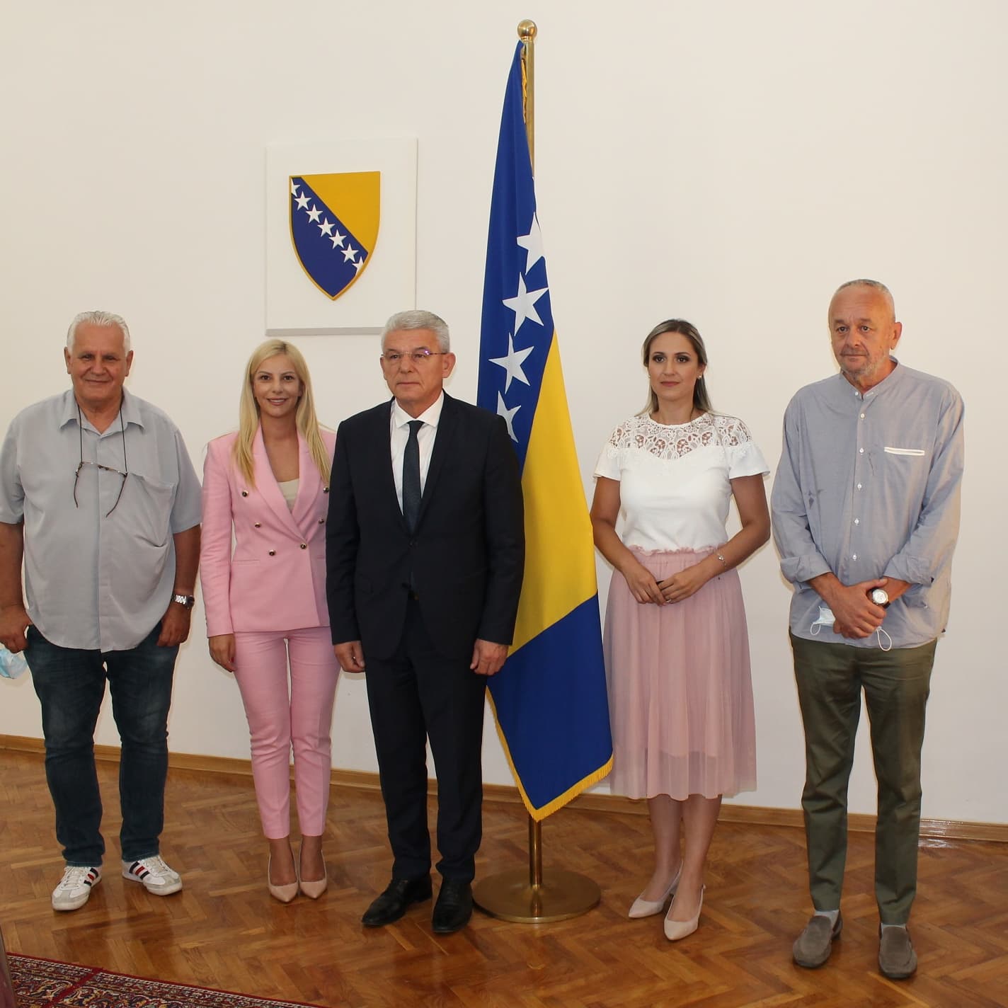 Džaferović primio dobitnike i organizatore nagrade "Nino Ćatić"