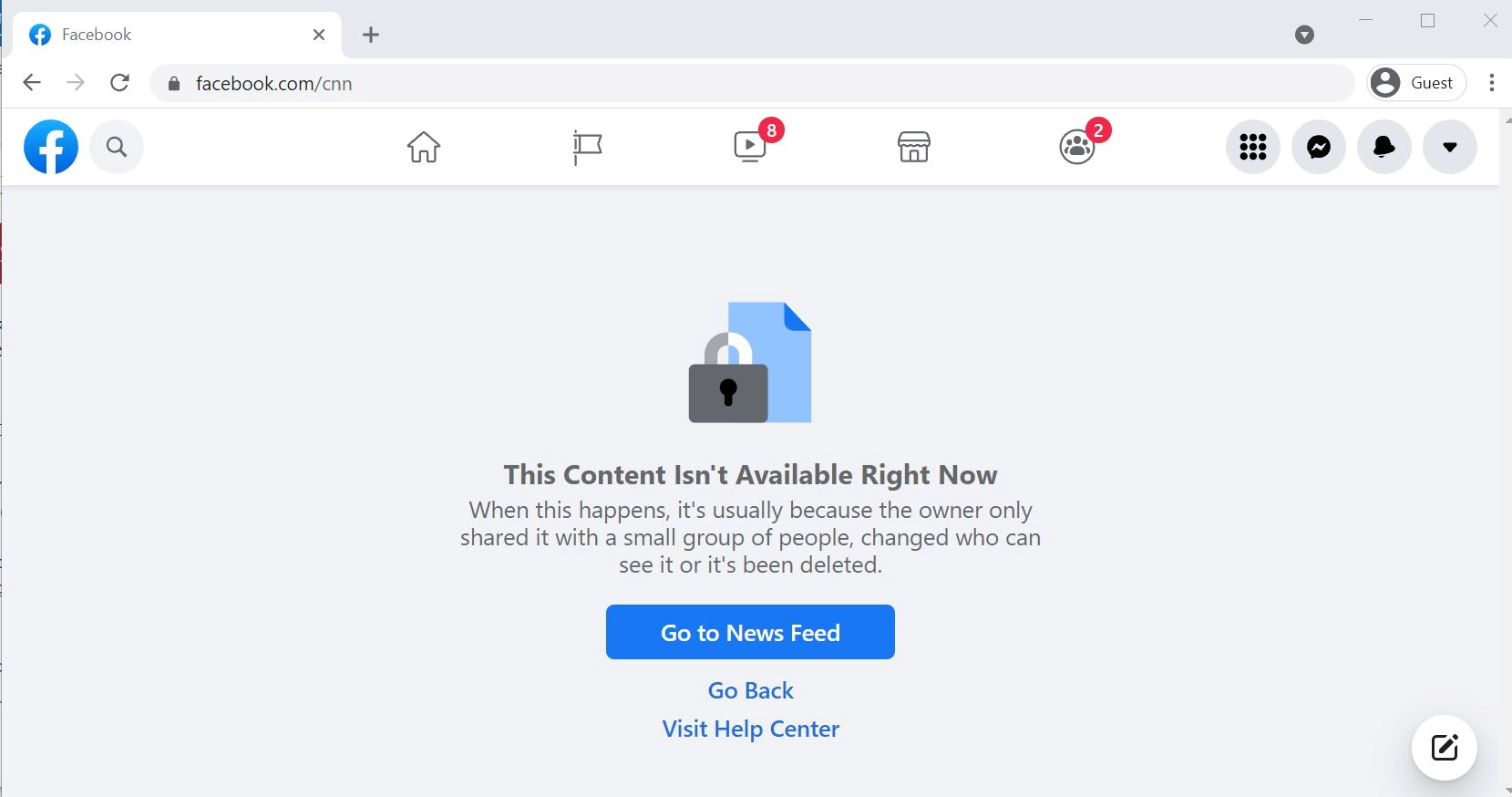 CNN blokirao pristup svojoj Facebook stranici u Australiji