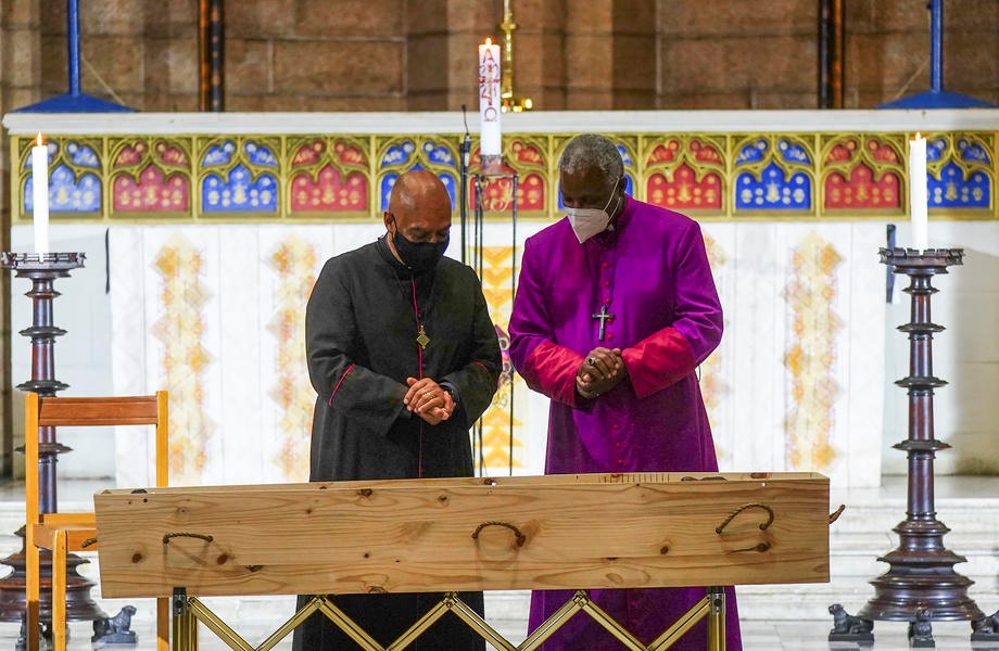 Tijelo nadbiskupa Tutua položeno u katedrali Svetog Georgea