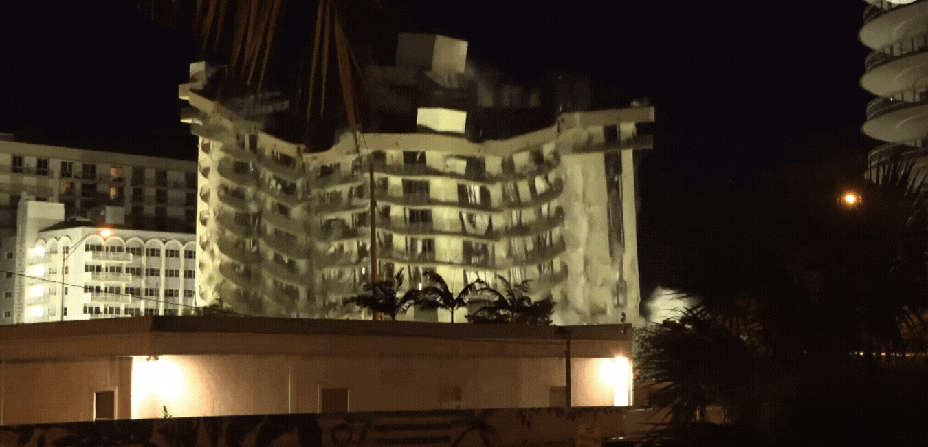 Na Floridi srušen nedavno urušeni dio zgrade