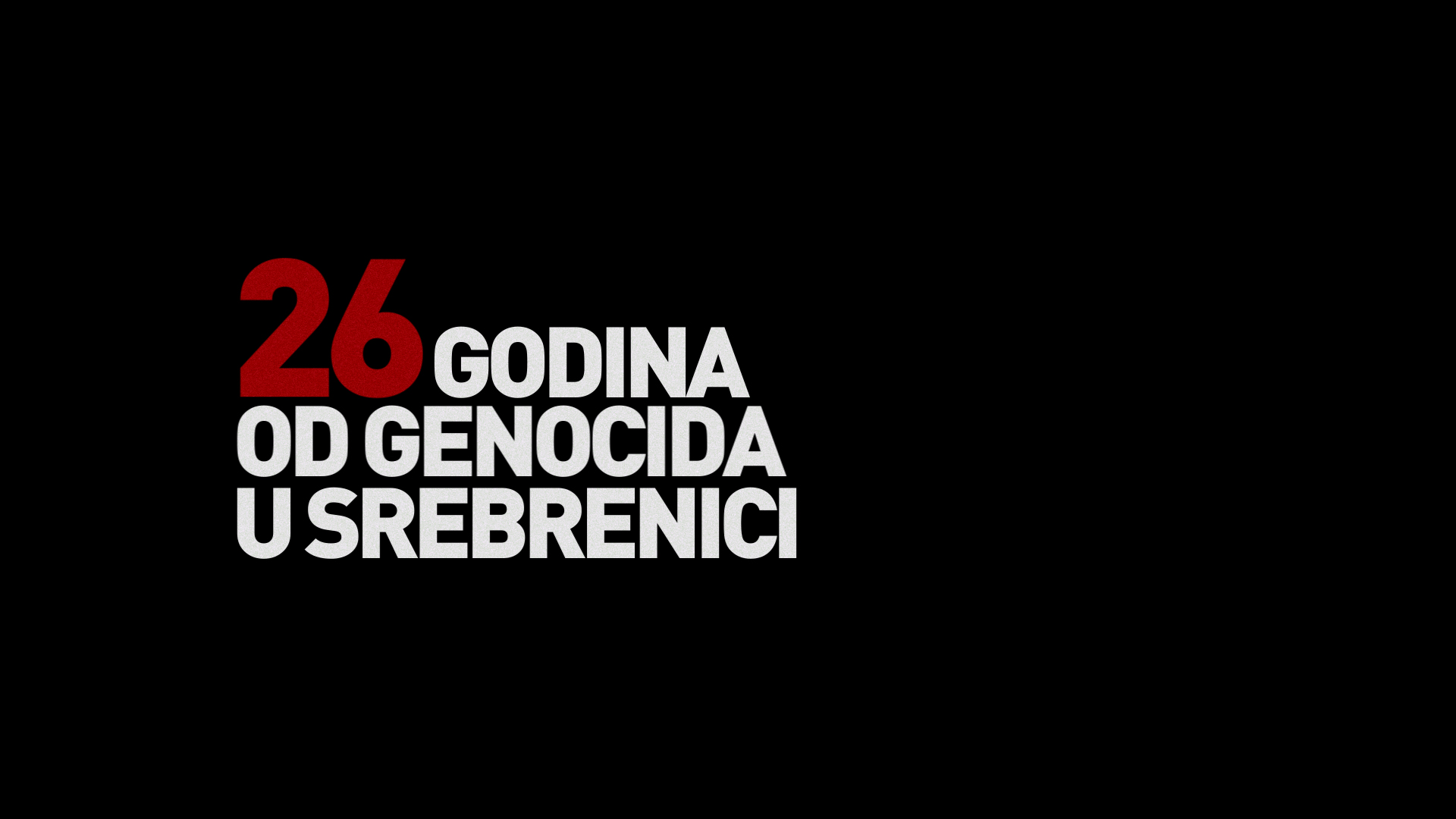 Srebrenica 1995 - 2021 - specijalni cjelodnevni program na FTV-u