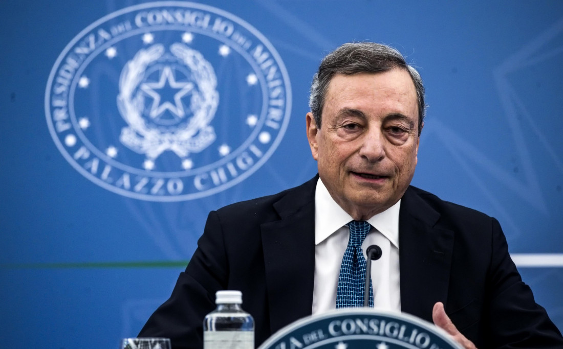 Draghi: Italijanske zalihe gasa trenutno su na 80 posto