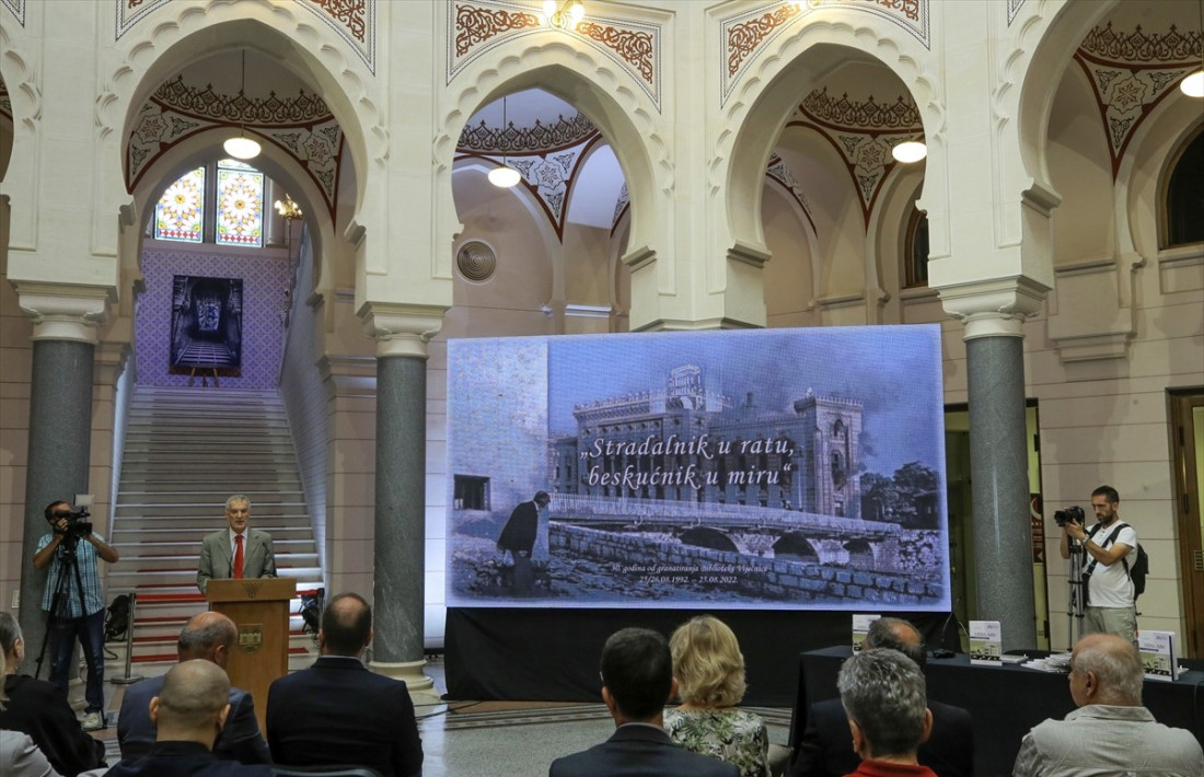 Obilježena 30. godišnjica paljenja Vijećnice: Knjigu ne možete ubiti