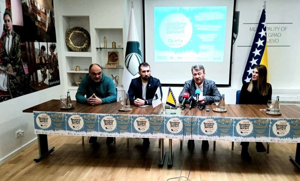 Otvaranje Sarajevo Holiday Marketa 15. decembra na Trgu oslobođenja - Alija Izetbegović