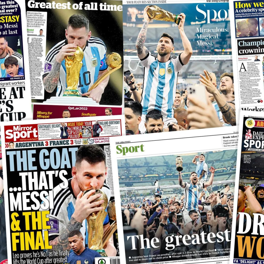 Štampa širom svijeta slavi Messija i tješi Mbappea