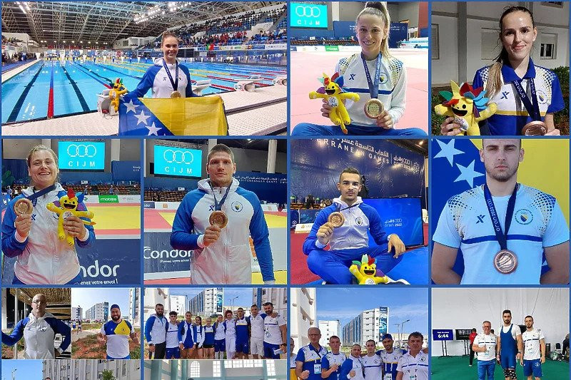 Bez pomoći države: Najuspješnije Mediteranske igre za bh. tim