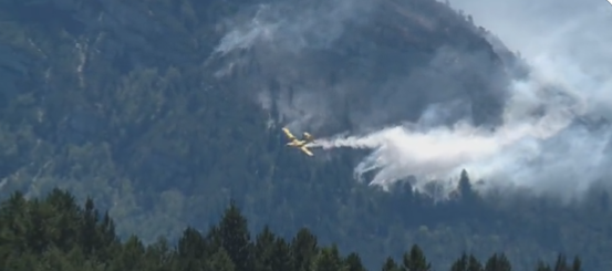 Kanader iz Hrvatske stigao u pomoć gašenja požara u BiH