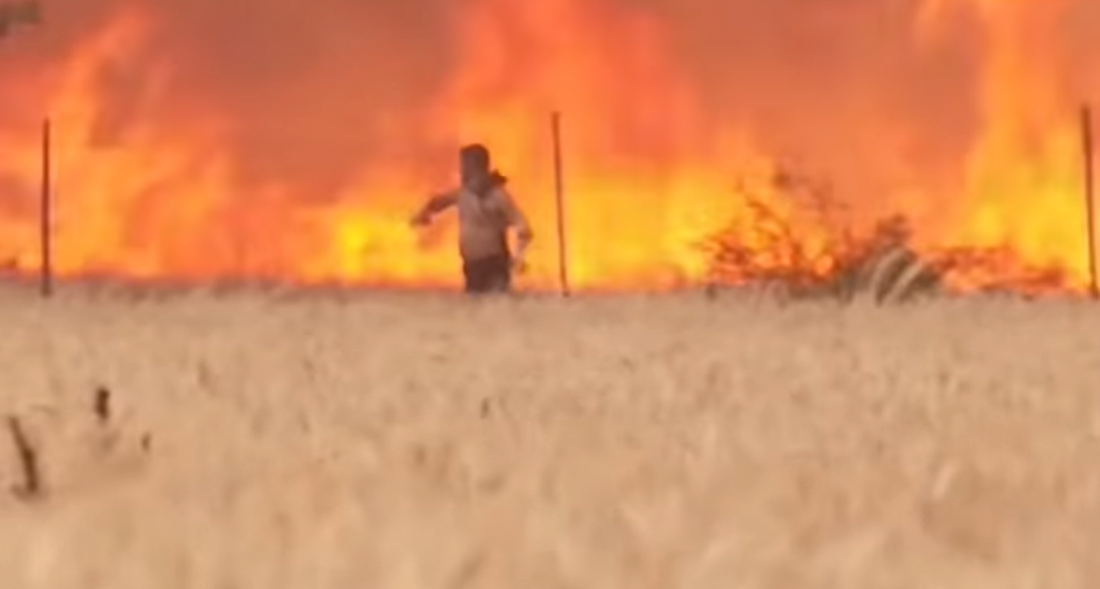 Video vatrenog užasa: Španac koji je srećom izbjegao sigurnu smrt