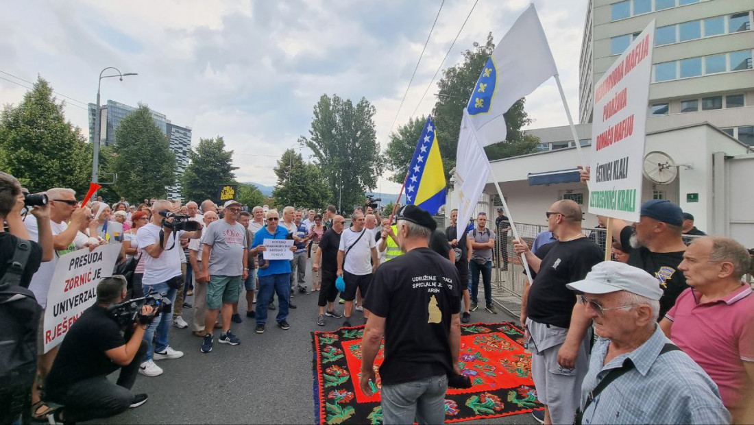 Završeni protesti ispred OHR-a u Sarajevu