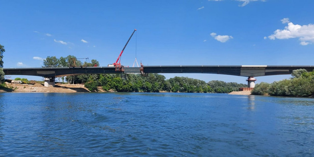 Obilježavanje završetka radova na prekograničnom mostu u Gradišci